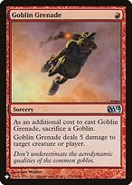 Goblin Grenade - The List