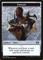 Teferi, Hero of Dominaria Emblem - Mythic Edition Tokens