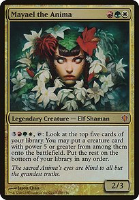 Mayael the Anima - Commander 2013 Oversized - Promo Foil