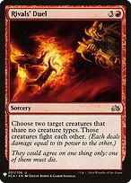Rivals' Duel - The List