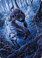 Untamed Pup - Midnight Hunt Art Series
