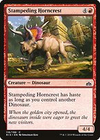 Stampeding Horncrest - Rivals of Ixalan