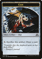 Clue - Shadows over Innistrad Tokens