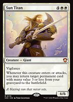 Sun Titan - Secrets of Strixhaven Commander