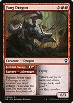 Fang Dragon // Forktail Sweep - Commander Legends: Battle for Baldur's Gate