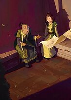 Sokka and Suki - Avatar: the Last Airbender Eternal Art Cards - Borderless