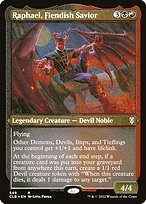Raphael, Fiendish Savior - Commander Legends: Battle for Baldur's Gate - Etched Foil