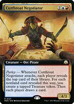 Cutthroat Negotiator - March of the Machine Commander - Extended Art
