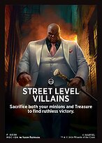 Street Level Villains - Marvel Super Heroes Jumpstart Front Cards