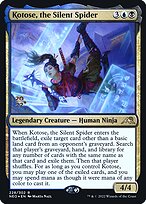 Kotose, the Silent Spider - Kamigawa: Neon Dynasty Promos