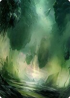 Swamp - Zendikar Rising Art Series