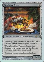 Stocking Tiger - Happy Holidays - Promo Foil