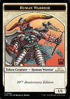 Human Warrior - 30th Anniversary Edition Tokens