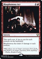 Blasphemous Act - The List - Promo Foil