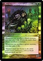 Savra, Queen of the Golgari - Ravnica Remastered - Double Rainbow, Retro