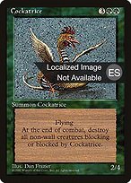Cocatriz (Cockatrice) - Fourth Edition Foreign Black Border