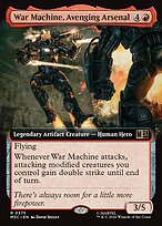 War Machine, Avenging Arsenal - Marvel Super Heroes Commander - Extended Art