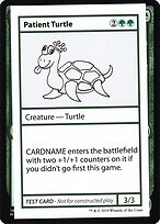 Patient Turtle - Mystery Booster Playtest Cards 2021