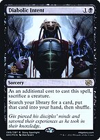 Diabolic Intent - The Brothers' War Promos - Promo Foil