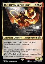 The Balrog, Durin's Bane - The Lord of the Rings: Tales of Middle-earth