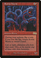 Scoria Wurm - Urza's Saga