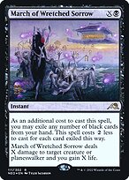 March of Wretched Sorrow - Kamigawa: Neon Dynasty Promos - Promo Foil