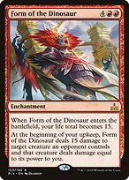 Form of the Dinosaur - Rivals of Ixalan
