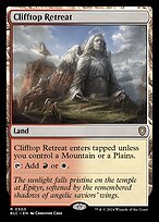 Clifftop Retreat - Bloomburrow Commander