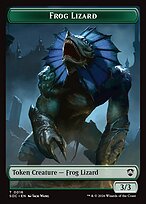 Frog Lizard - Secrets of Strixhaven Commander Tokens