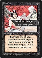 Sacrifice (Sacrifice) - Foreign Black Border
