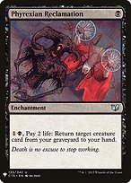 Phyrexian Reclamation - The List