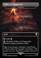 Valley of Gorgoroth (Wasteland) - Tales of Middle-earth Commander - Surge Foil