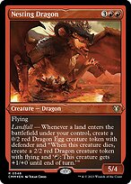 Nesting Dragon - Commander Masters - Etched Foil