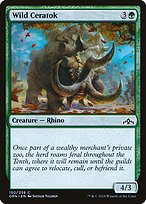 Wild Ceratok - Guilds of Ravnica
