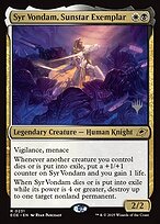 Syr Vondam, Sunstar Exemplar - Edge of Eternities Promos