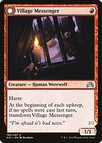 Village Messenger // Moonrise Intruder - Shadows over Innistrad