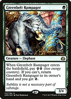 Greenbelt Rampager - Aether Revolt Promos - Promo Foil