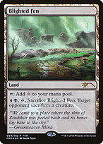 Blighted Fen - Friday Night Magic 2016 - Promo Foil