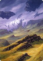 Plains - Zendikar Rising Art Series - Borderless
