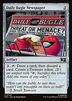 Daily Bugle Newspaper - Marvel Super Heroes Commander