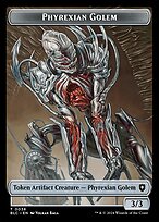 Phyrexian Golem - Bloomburrow Commander Tokens