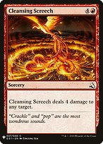 Cleansing Screech - The List