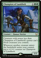 Champion of Lambholt - March of the Machine Commander