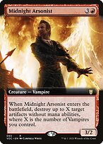 Midnight Arsonist - Crimson Vow Commander - Extended Art