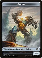 Golem - The Brothers' War Tokens