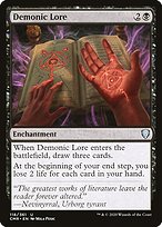 Demonic Lore - Commander Legends