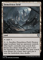 Demolition Field - Outlaws of Thunder Junction Commander