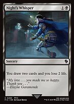 Night's Whisper - Final Fantasy Commander