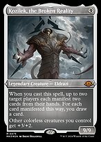 Kozilek, the Broken Reality - Modern Horizons 3 - Etched Foil