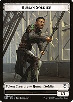 Human Soldier - New Capenna Commander Tokens